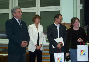 Od lewej Kazimierz Tischner, Ewa Kowalska, Piotr Kak